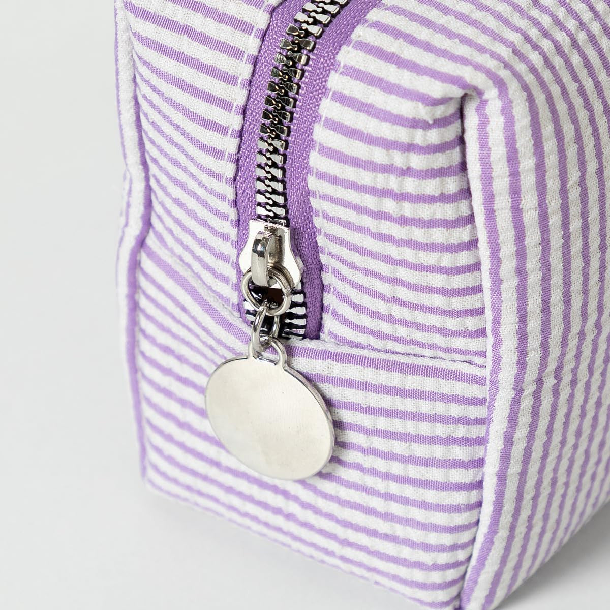 Travel Cosmetic Bag Organizer with Zipper - Canvas Makeup & Toiletry Bag