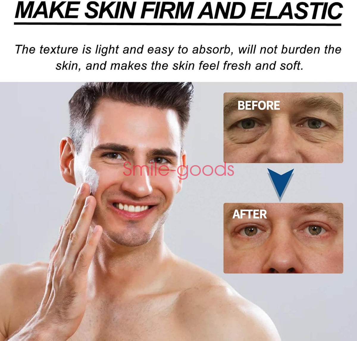 Moisturizer Face Cream For Men 6 In 1 Anti Aging Fights Eye Bags Dark
