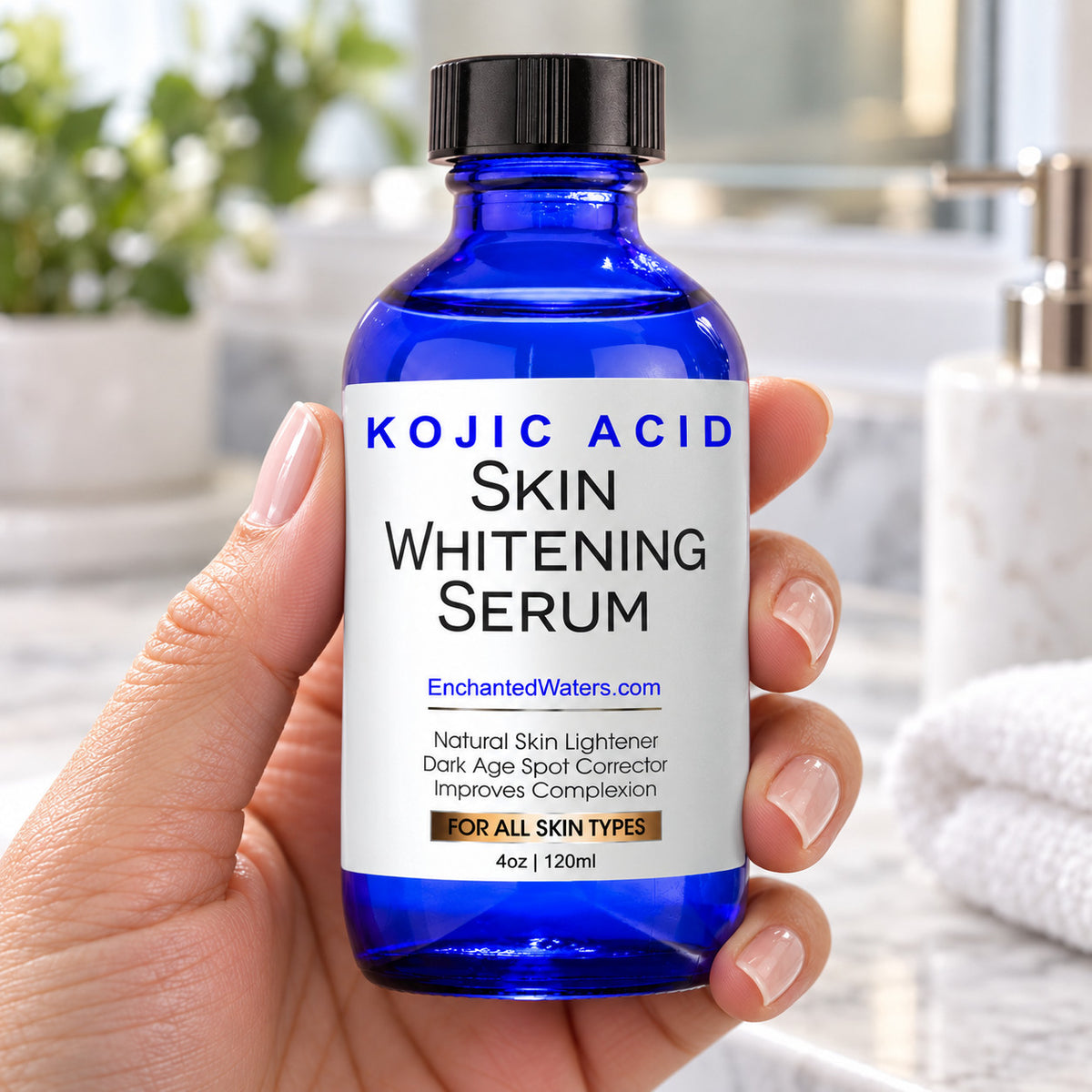 Kojic Acid Skin Whitening Brightening Face Serum - Dark Spot Corrector