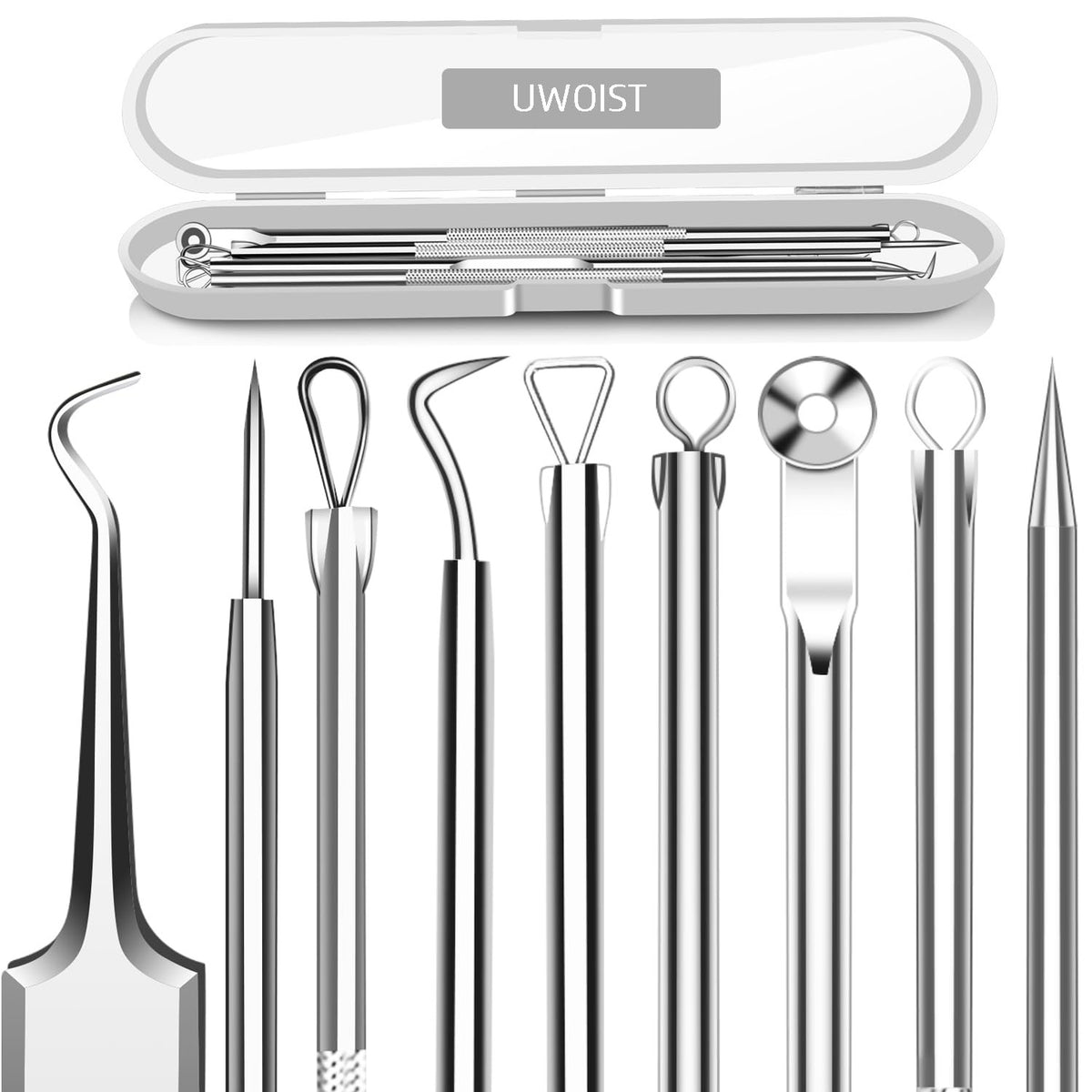 Blackhead Remover Set - 5 PCS Comedone Extractor Tools for Acne & Blemishes