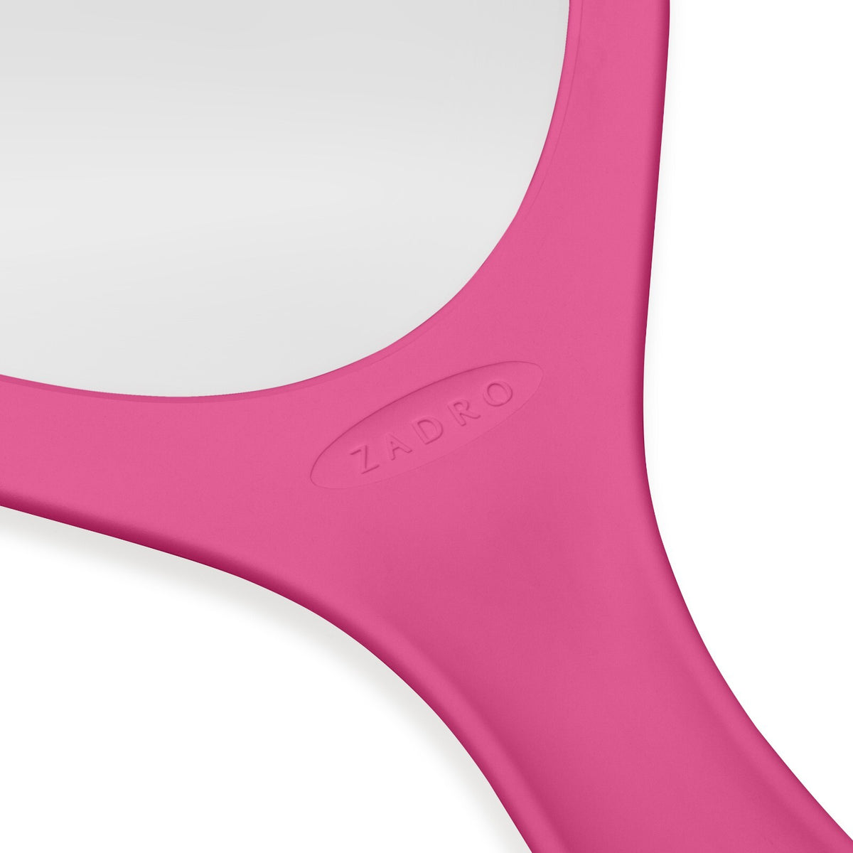 Teardrop Handheld Mirror with Curved Handle - Large Wall Hanging Mirror