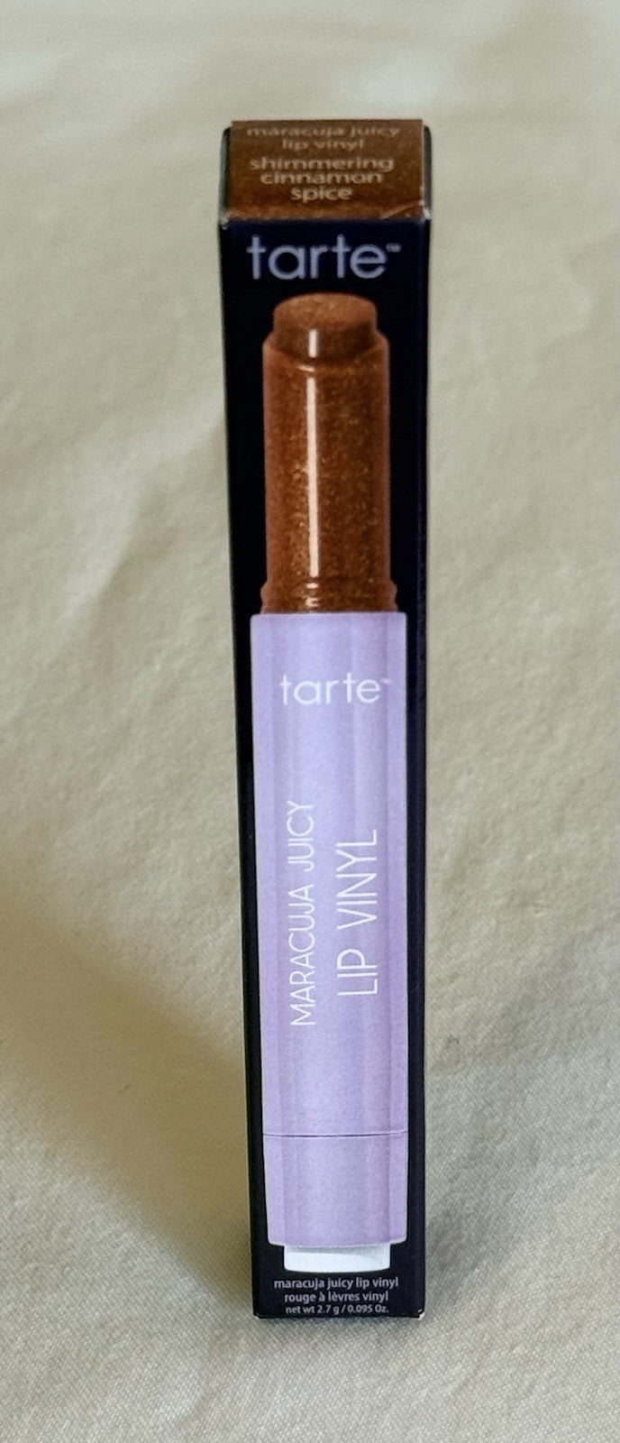 Lip Gloss - Shimmering Cinnamon Spice, Moisturizing, 0.095 oz