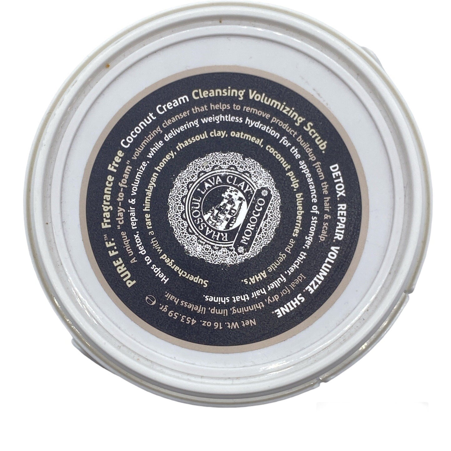 Fragrance-Free Cleansing Volumizing Scrub 16 oz - Hypoallergenic & Nourishing