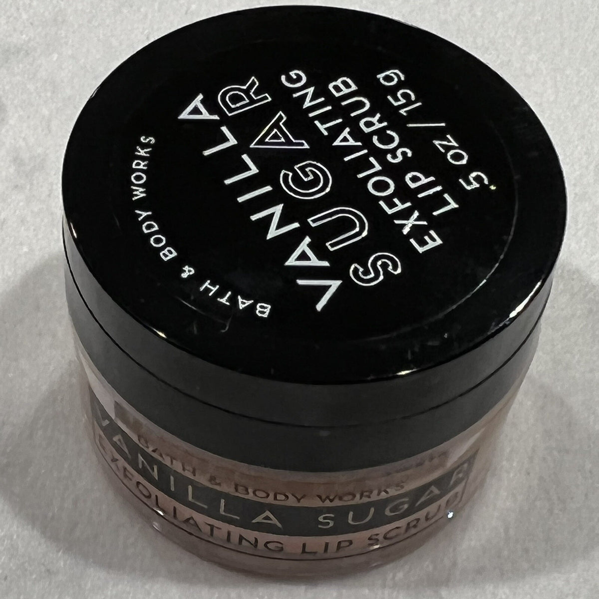 Vanilla Sugar Lip Scrub with Jojoba Oil and Beeswax - 0.5 oz Exfoliating Treatment