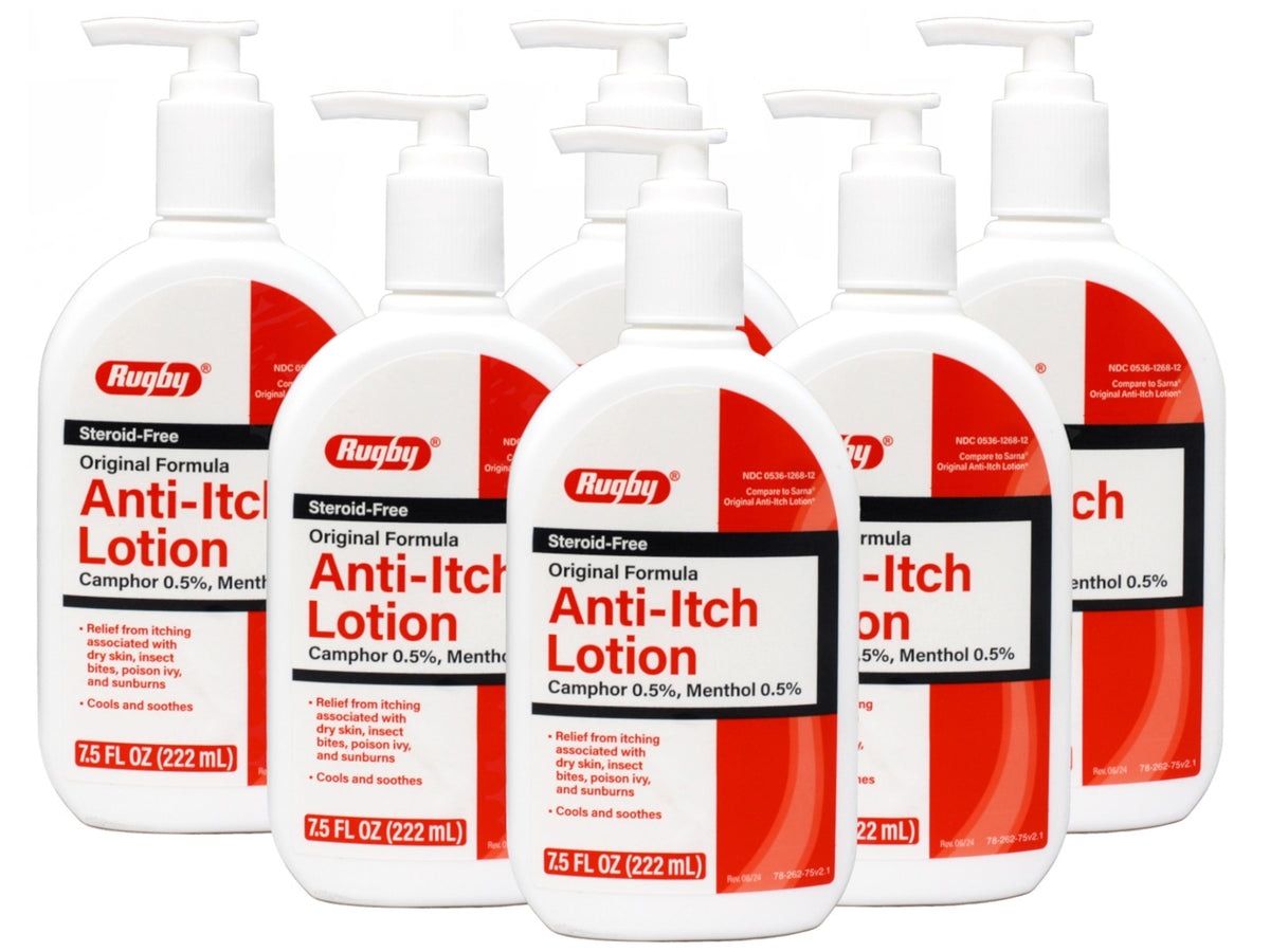 Anti-Itch Lotion for Dry Skin, 7.5 Fl Oz (Pack of 6)