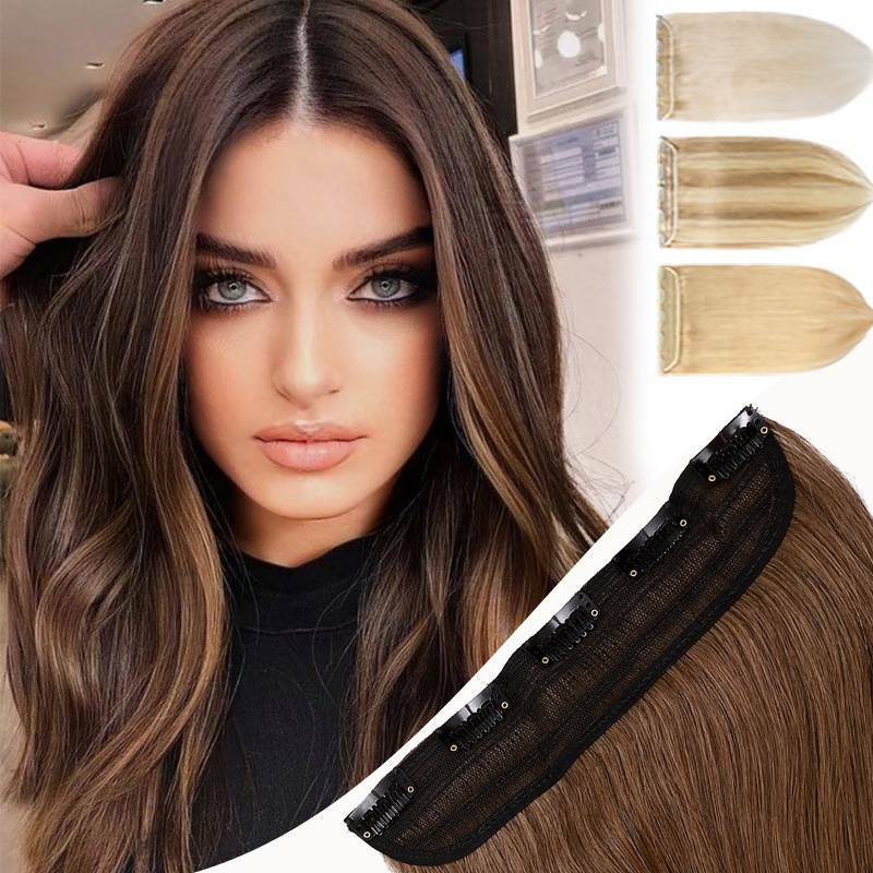 Remy Human Hair Clip-In Extensions 3/4 Full Head - Multiple Colors & Lengths