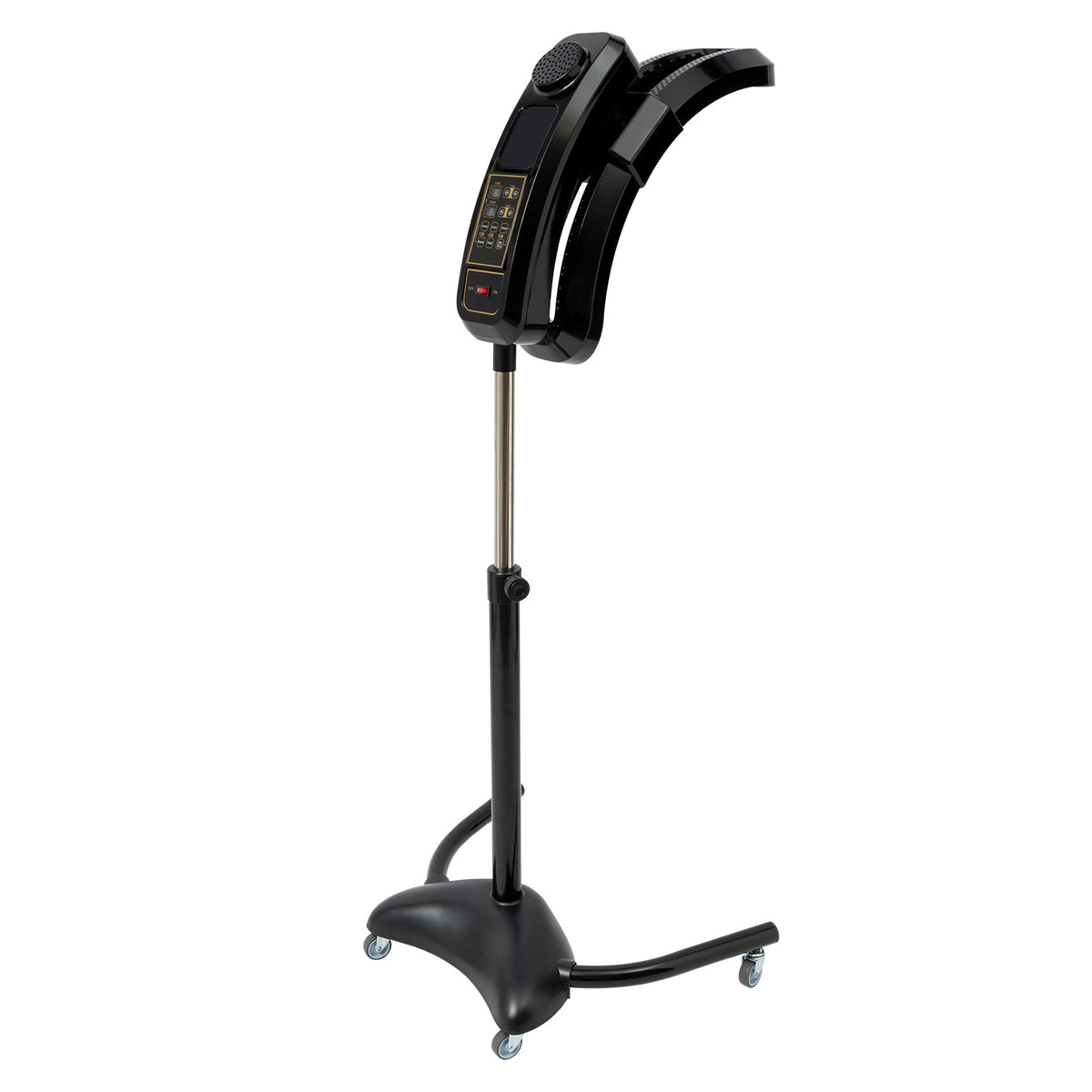 Rotating Hair Color Processor Stand with Adjustable Heating for Salons