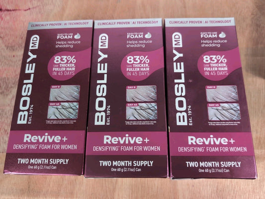 Bosley MD Revive + Densifying Foam for Women - 6 Month Supply