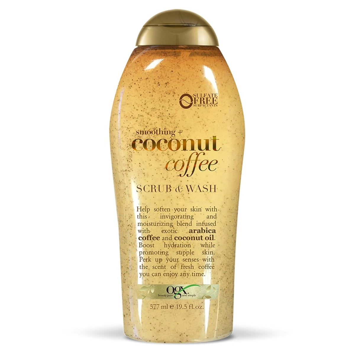 Paraben-Free OGX Coconut Coffee Exfoliating Daily Scrub - Hydrate &