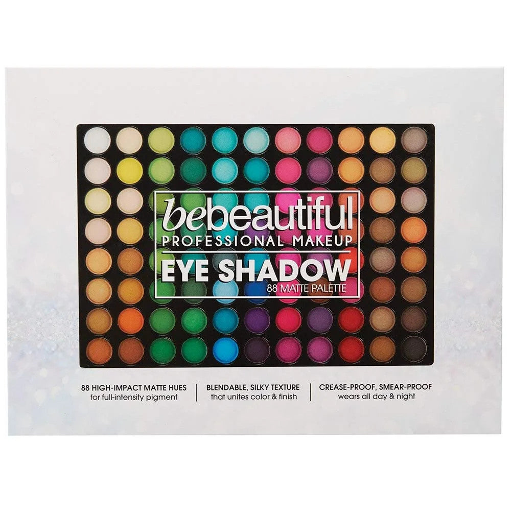 88-Color Matte Eyeshadow Palette - Professional Makeup Set with Applicators