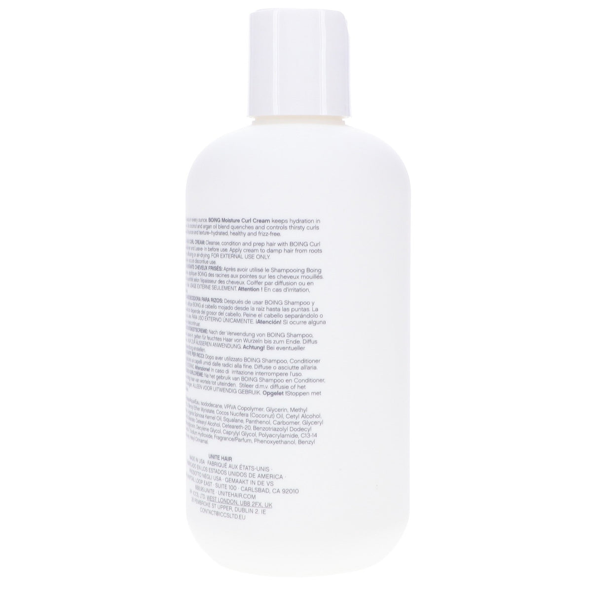 Moisturizing Curl Cream for Hair - Bouncy, Soft, Frizz-Free 8 oz