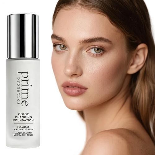 Color Changing Foundation for Mature Skin - 12-Hour Long Wear