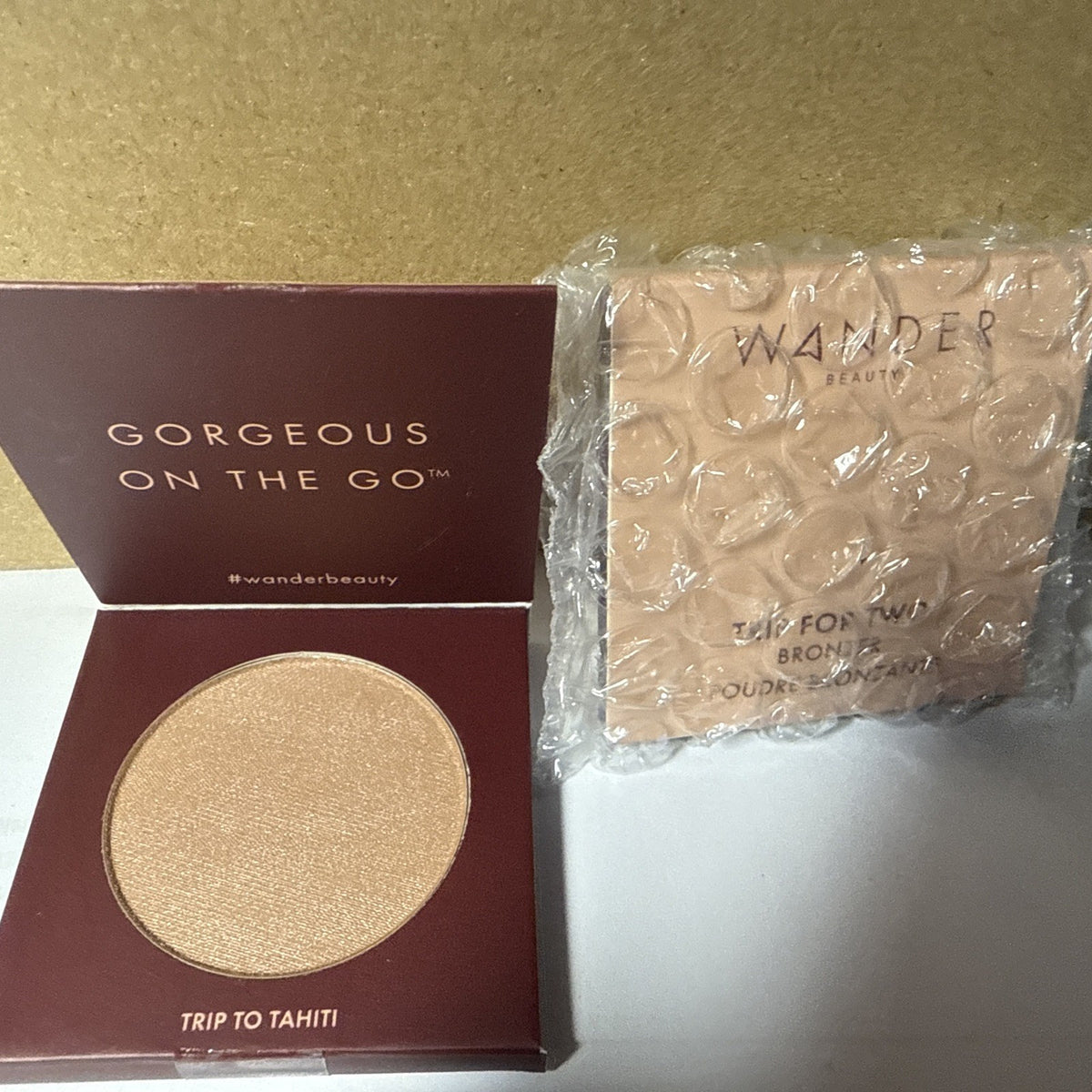 Travel Size Bronzer Set - Wander Beauty Trip For Two - Tahiti Shade