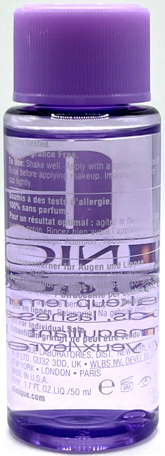 Makeup Remover Travel Size - Gentle Cleansing for Face & Eyes, 1.7 Oz