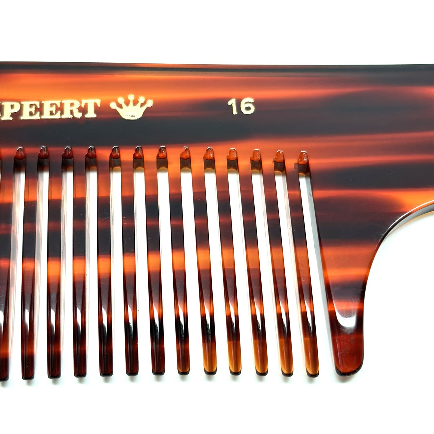 Handmade Swiss Tortoise Shell Comb 8-Inch Wide Tooth Hair Comb