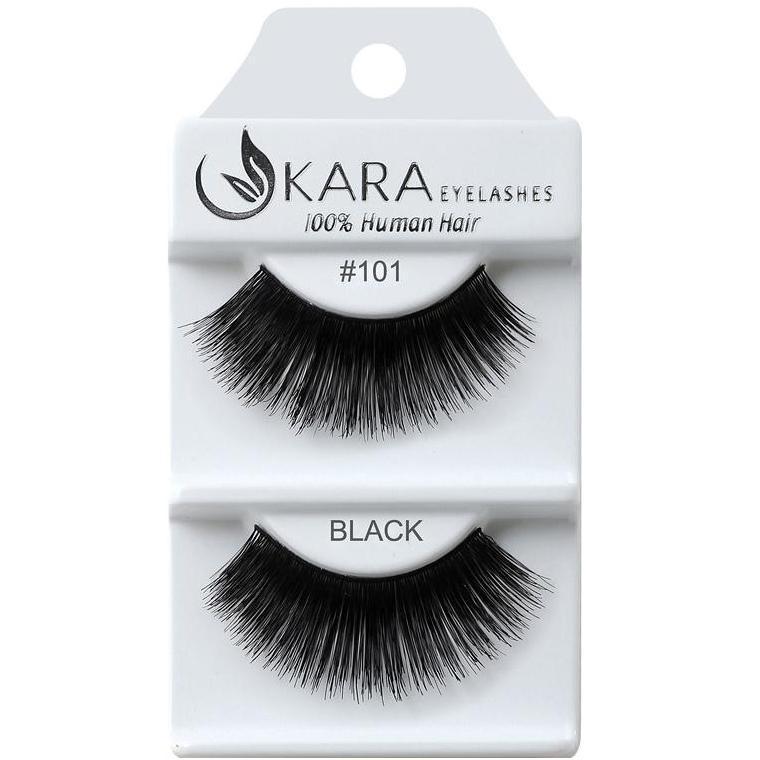 6 Pairs 100% Human Hair False Eyelashes - Kara Assorted Styles