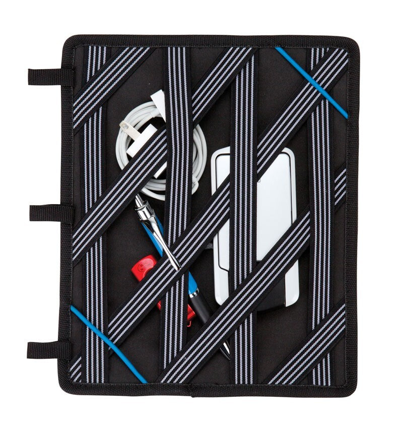 Executive Business Padfolio with Zippered Closure and Document Organizer