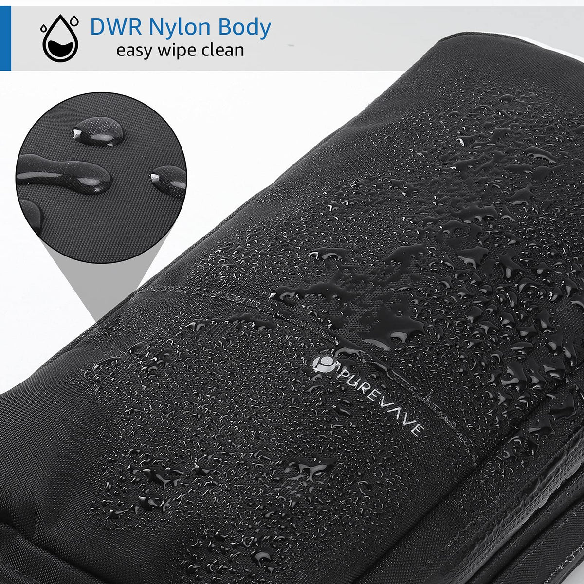 Men's Waterproof Travel Toiletry Bag Hanging Dopp Kit Compact Organizer