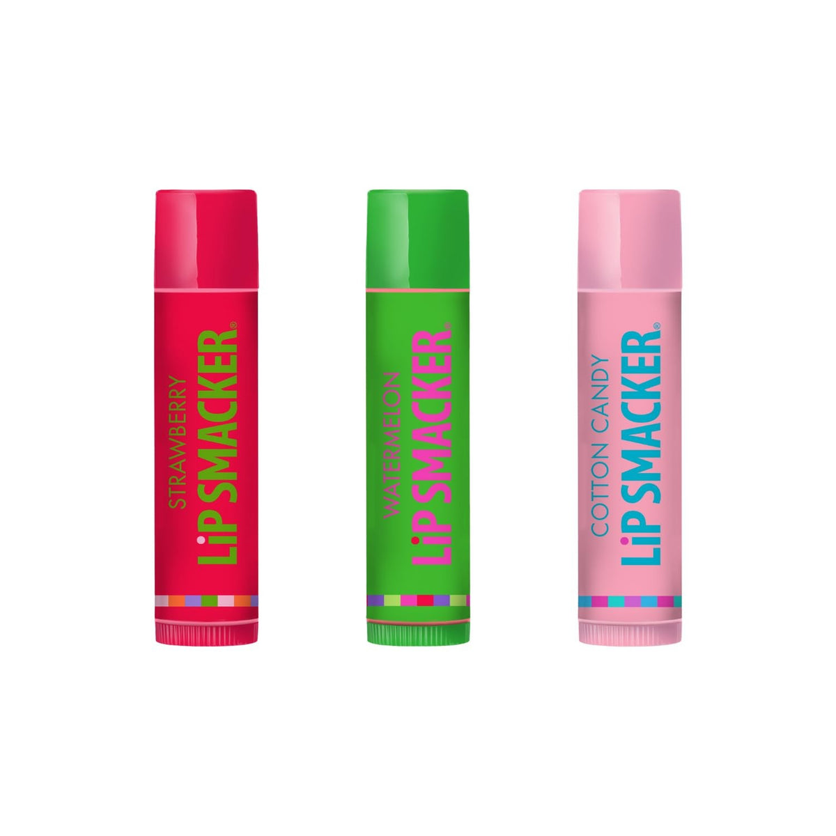 Lip Smackers Flavored Lip Balm Set - Assorted Tastes, Pack of 3