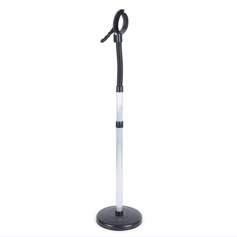 Retractable Hair Dryer Stand Holder - 360° Rotating Vertical Mount for Salon & Home Use