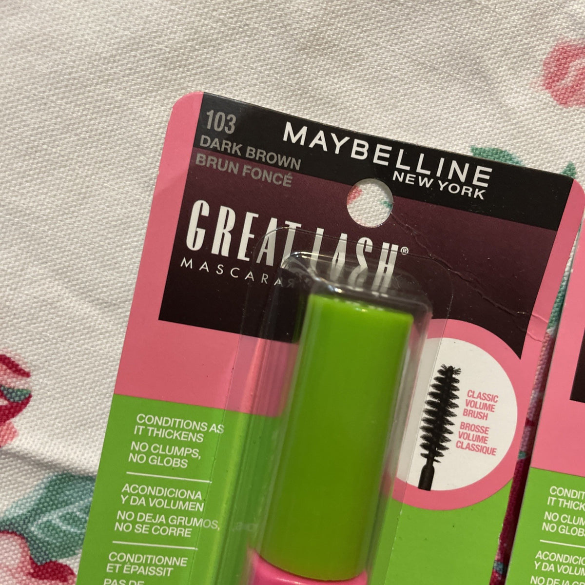 Maybelline Great Lash Washable Mascara #103 Dark Brown - Retired Shade NIP