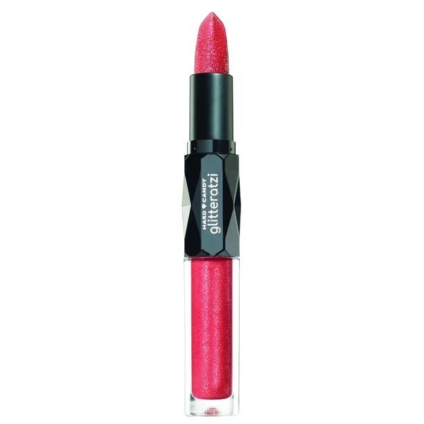 Glitteratzi Crystal Lip Duo - Metallic Lipstick & Glitter Gloss - Red