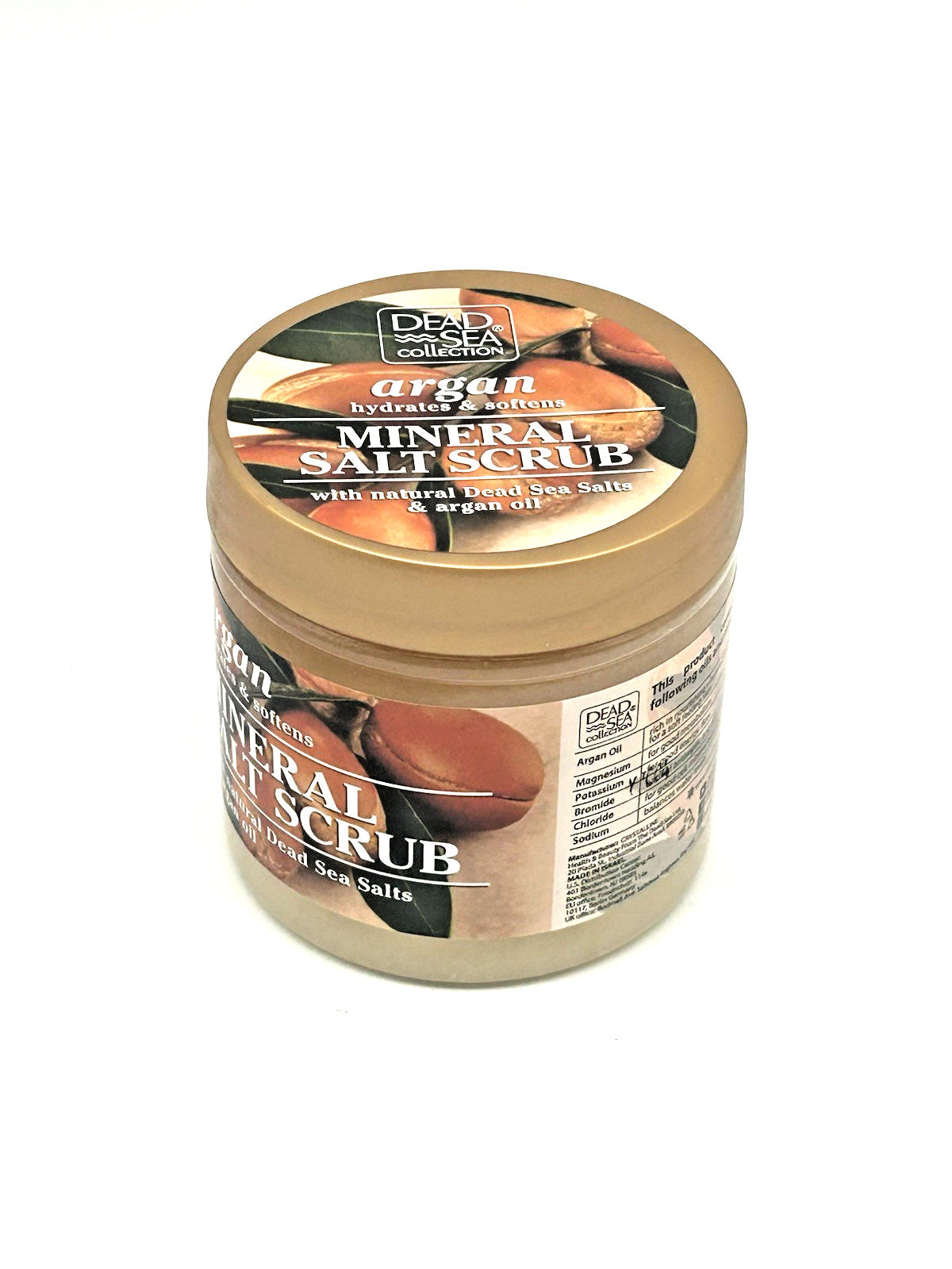 Dead Sea Collection Argan Exfoliating Glow Mineral Salt Scrub (23.28
