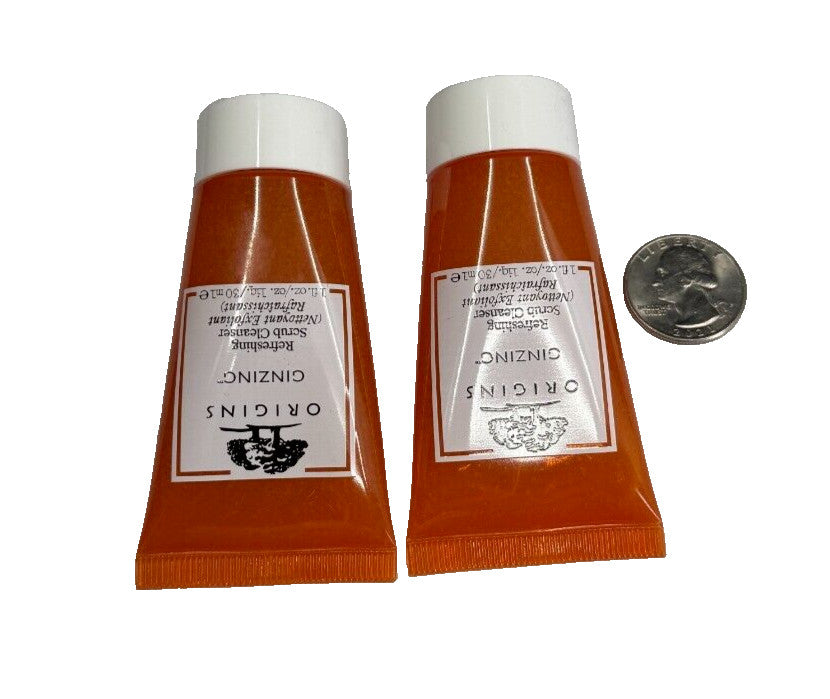 Origins Ginzing Refreshing Scrub Cleanser, 1 oz – Pack of 2