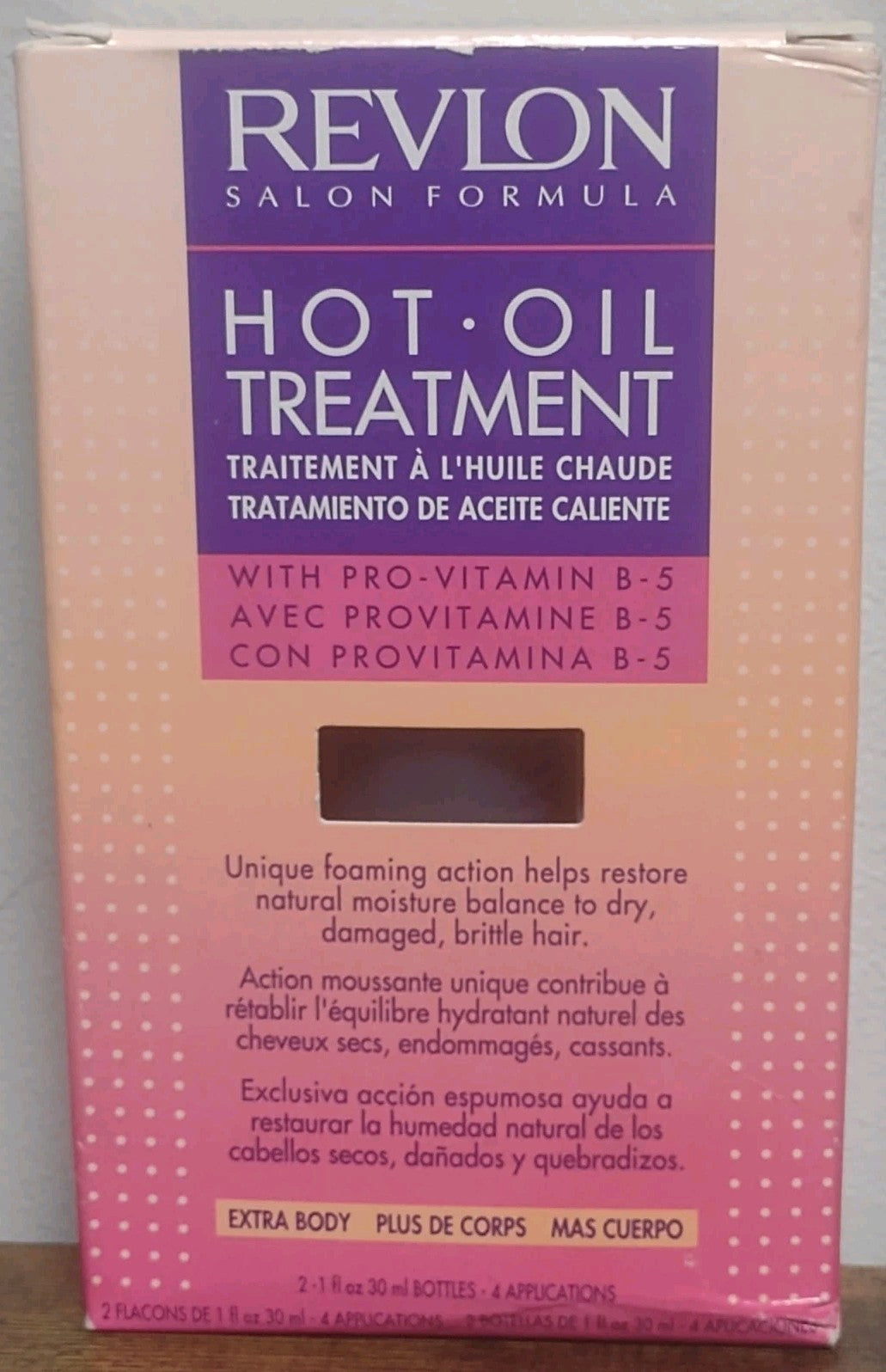 Revlon Hot Oil Treatment with Pro Vitamin B5 for Extra Body - Salon Formula