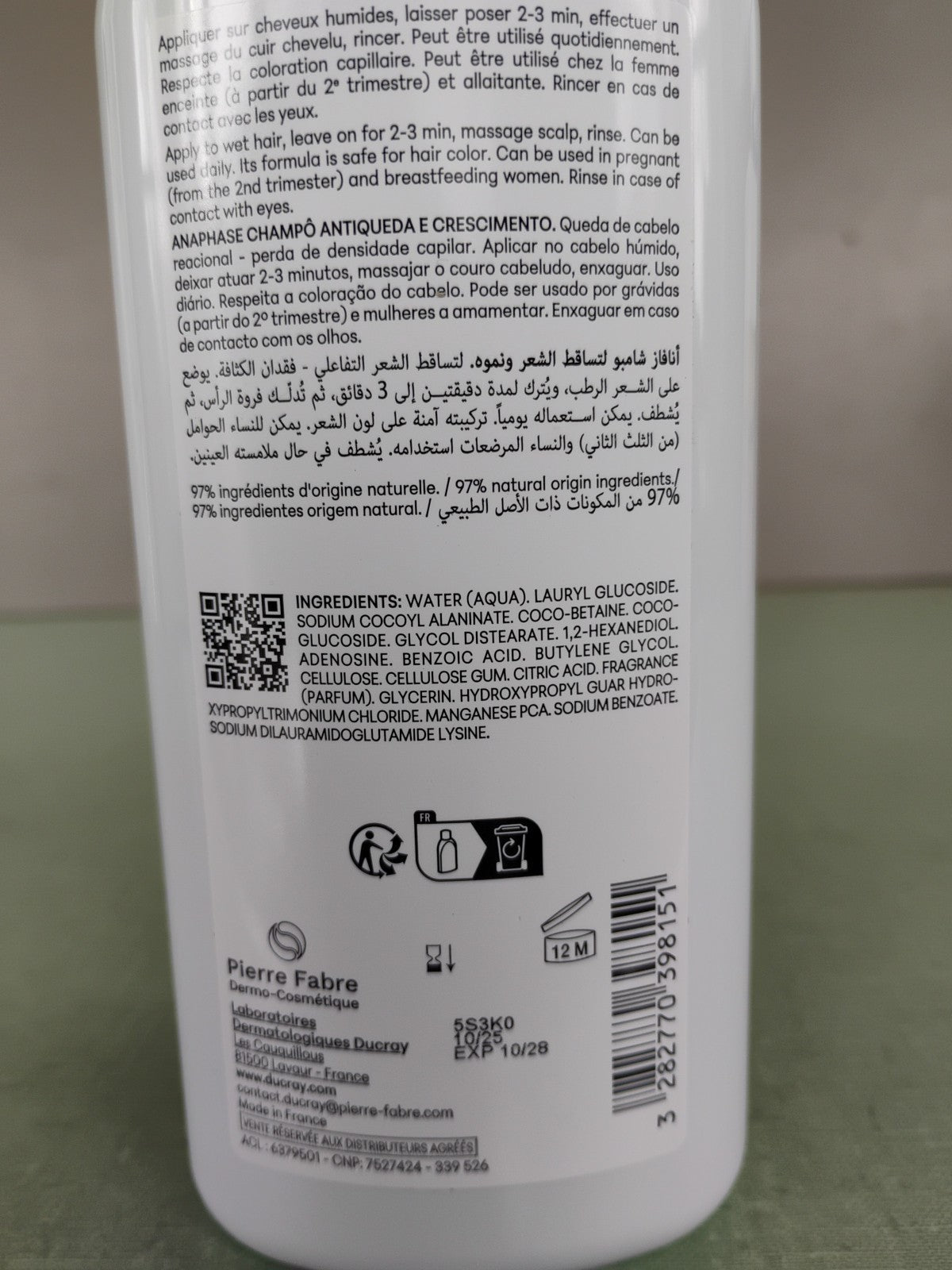 Anaphase Anti-Hair Loss Shampoo 400ml