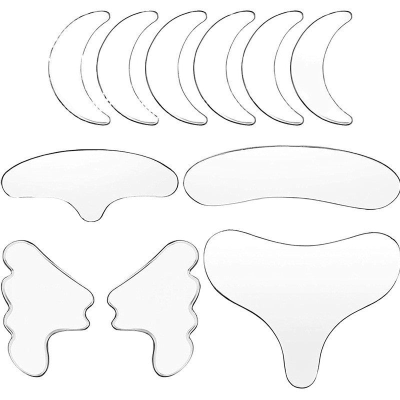 Reusable Silicone Facial Wrinkle Patches for Face Eye Forehead Neck Anti-Aging