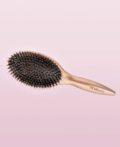 Finish & Shine Boar Bristle Hair Brush Set - Gold, Pack of 3