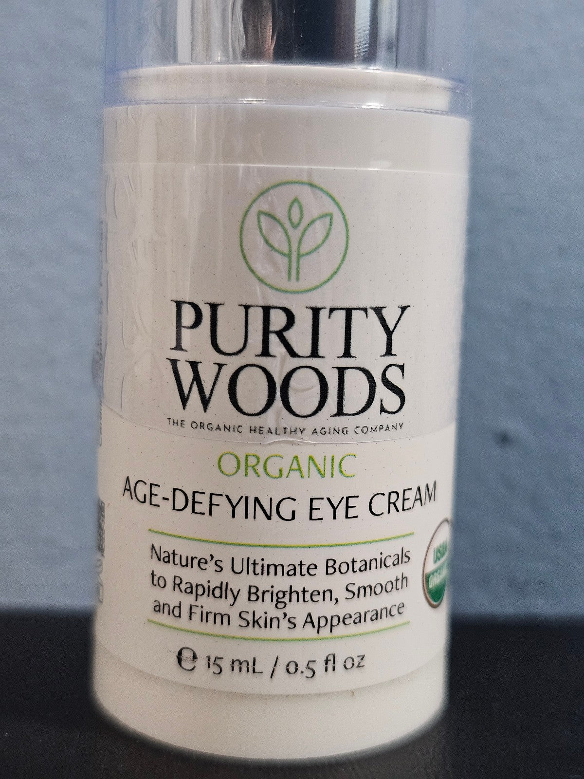 Organic Age-Defying Eye Cream - Hydrating & Nourishing 0.5 oz / 15 mL