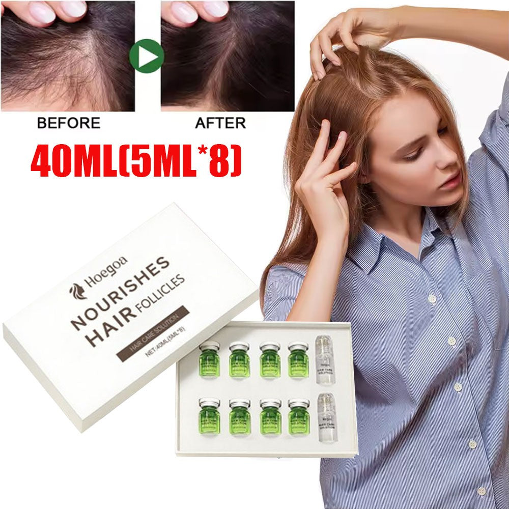 Hair Growth Serum with Microneedle Roller for Thicker Hair