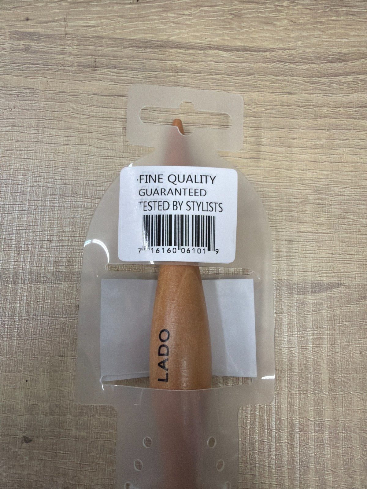 Professional Wooden Round Hair Brush with Natural Bristles for Styling & Shine