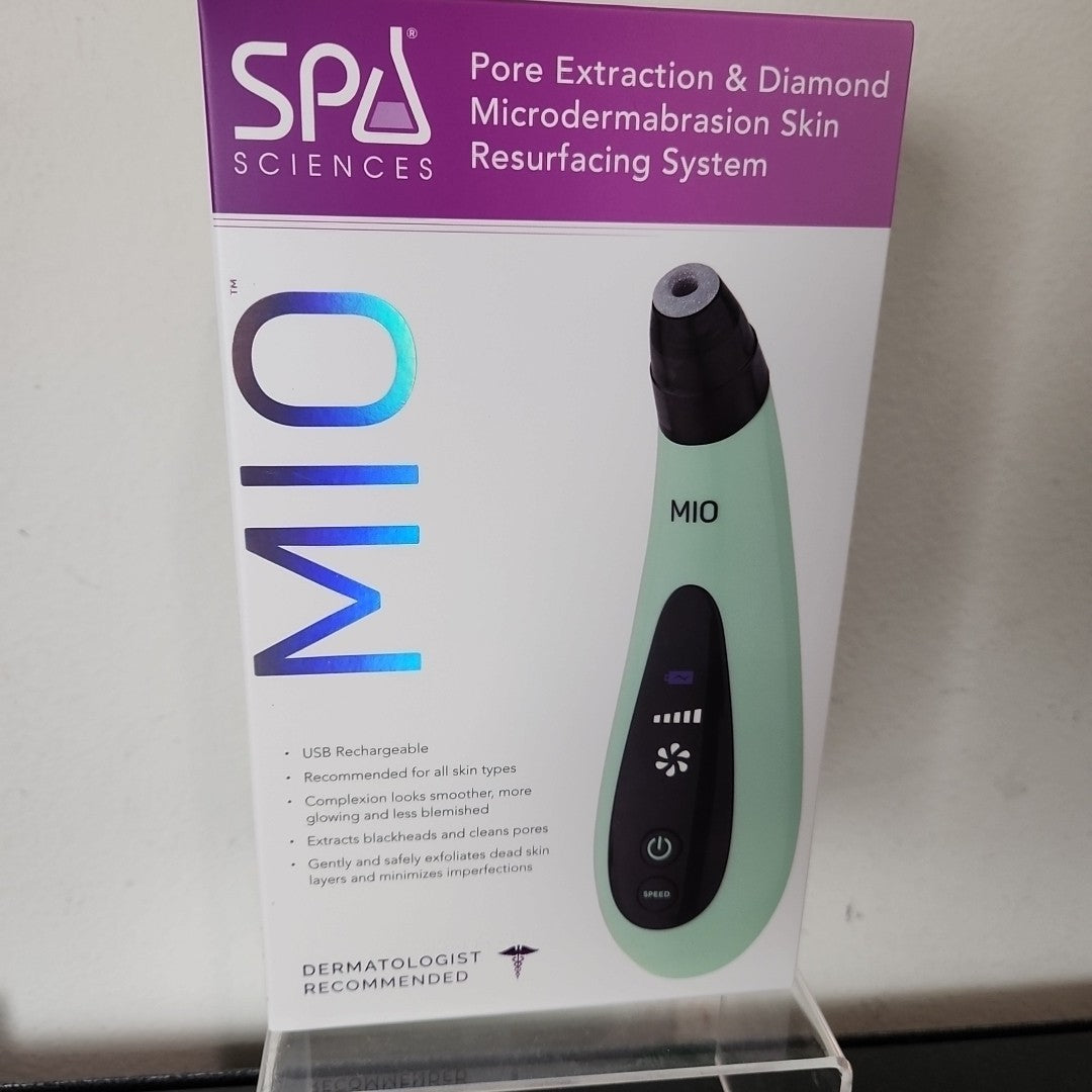 Microdermabrasion Pore Extraction Device - Mint Green Skin Care Tool
