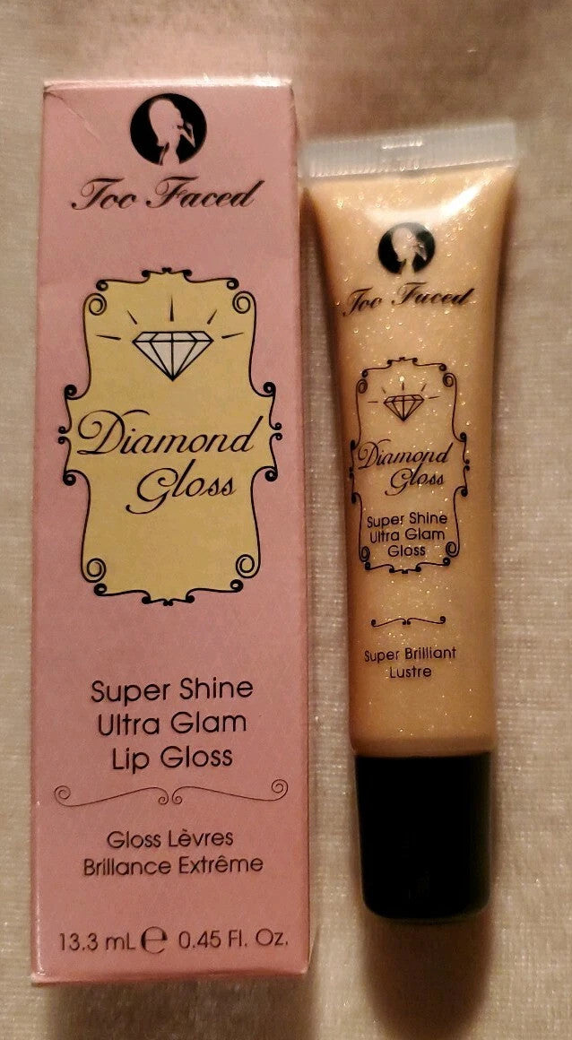 Lip Gloss - Ultra Shine Champagne Lip Gloss for a Glamorous Look - 0.45 oz