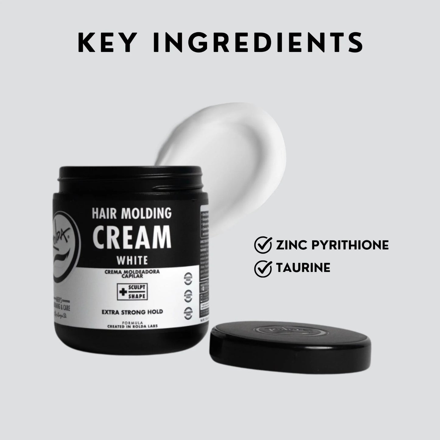 Men's Styling Molding Cream with Anti-Dandruff & Humidity Control - 17.63 oz (2 Pack)