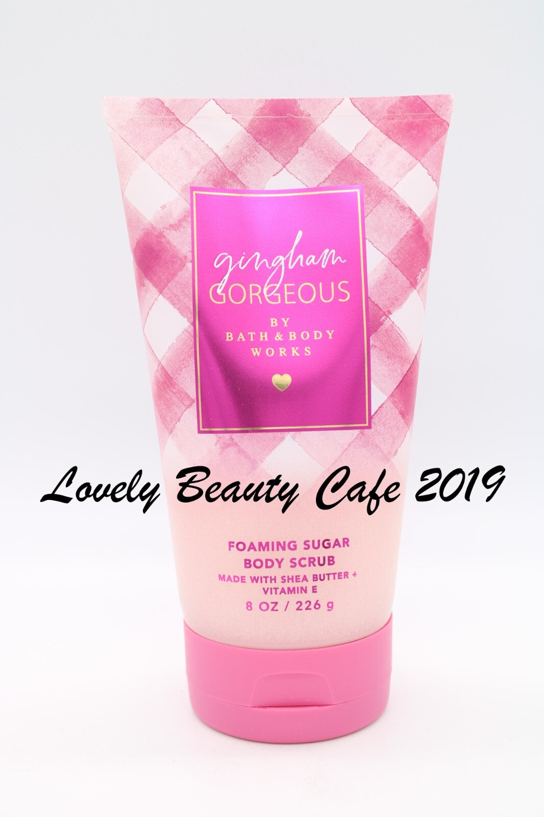 BATH & BODY WORKS / GINGHAM GORGEOUS FOAMING SUGAR SCRUB 8 OZ