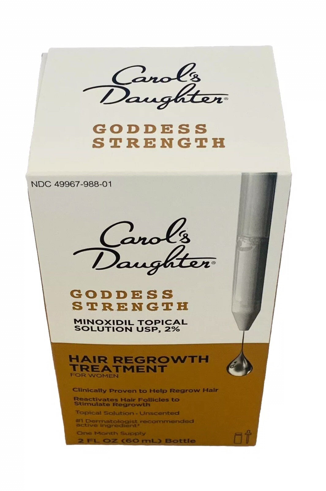 2 Pk Carol's Daughter GODDESS STRENGTH HAIR REGROWTH TREATMENT