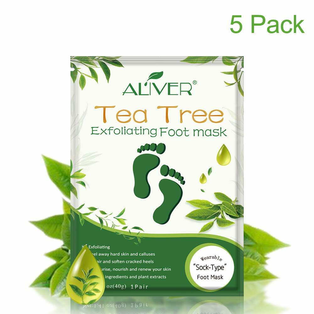 Foot Peel Mask 5 Pack - Exfoliating Dead Skin Remover