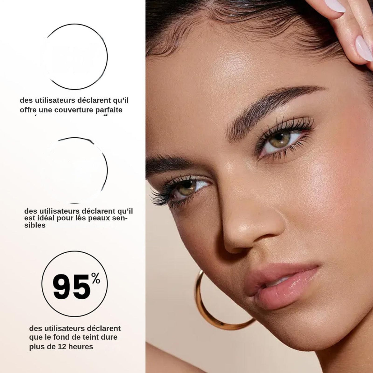 Color Changing Foundation 30ml Waterproof Sweatproof Natural Finish Makeup