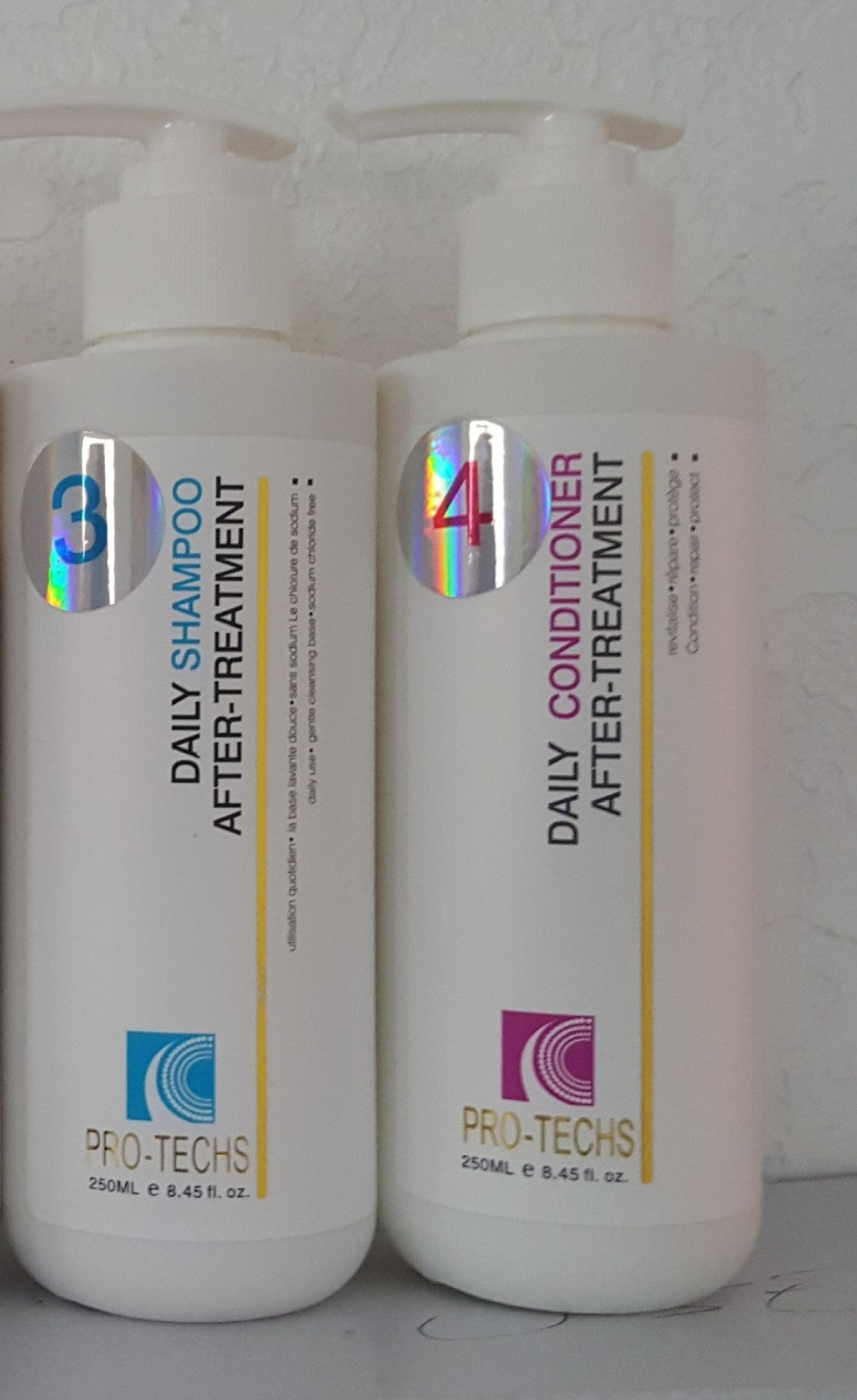 Keratin Hair Shampoo & Conditioner Set - Sulfate & Salt Free 8.45oz