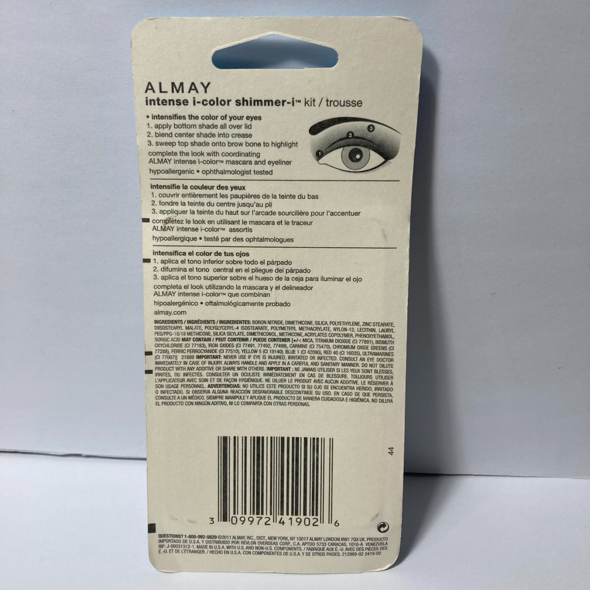 Eye Shadow Palette for Blue Eyes - Shimmer Intense I-Color Discontinued #422