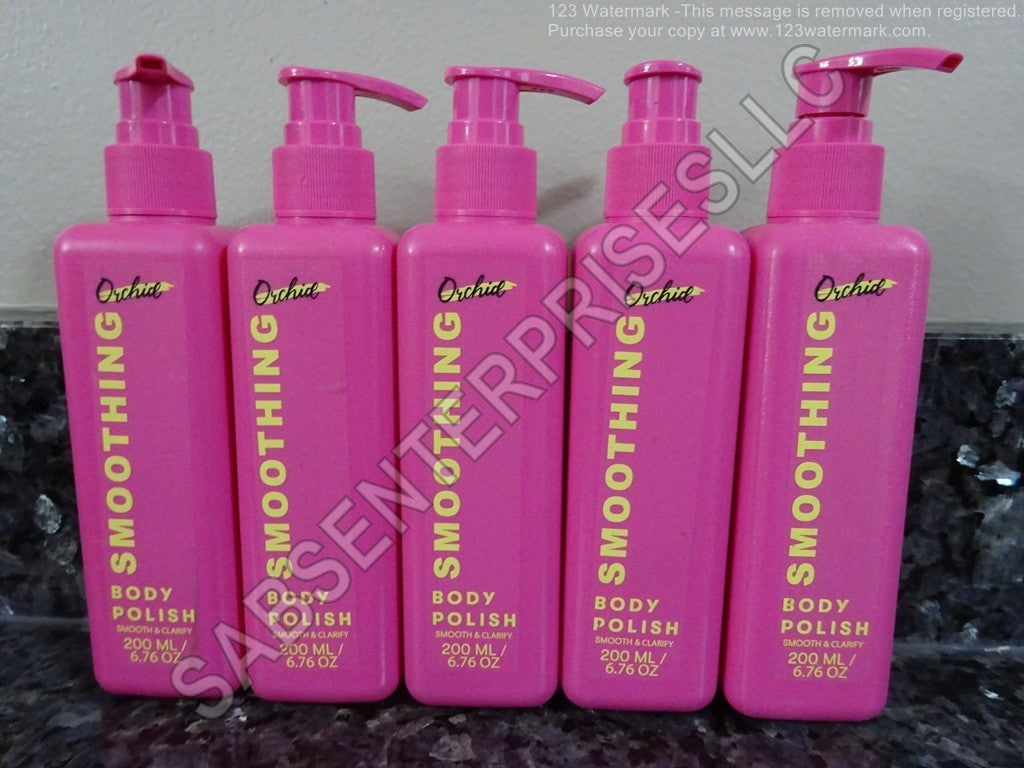 5 Orchid SMOOTHING Smooth & Clarify Body Polish Rinse Off 6.76 oz. NEW