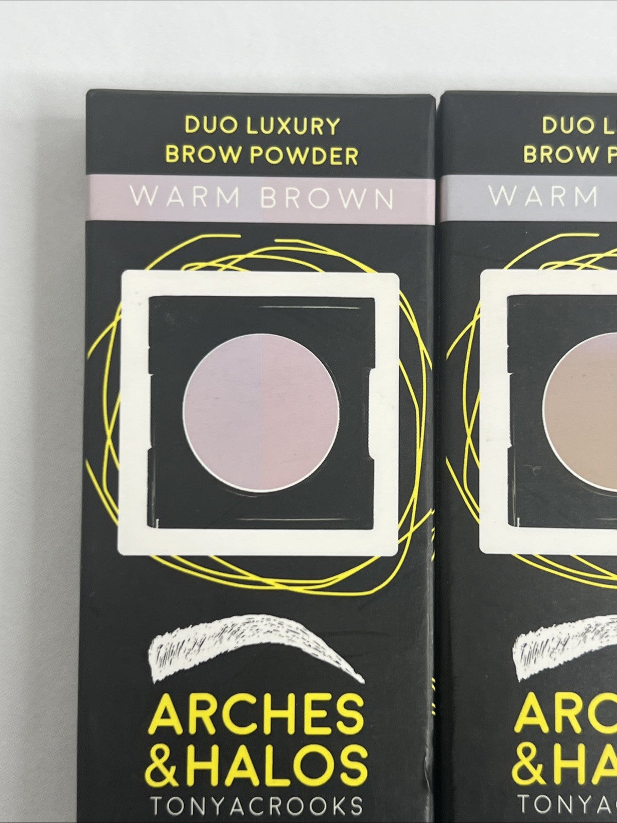 Pro Brow Building Powder Warm Brown (2 Pack) by Arches & Halos