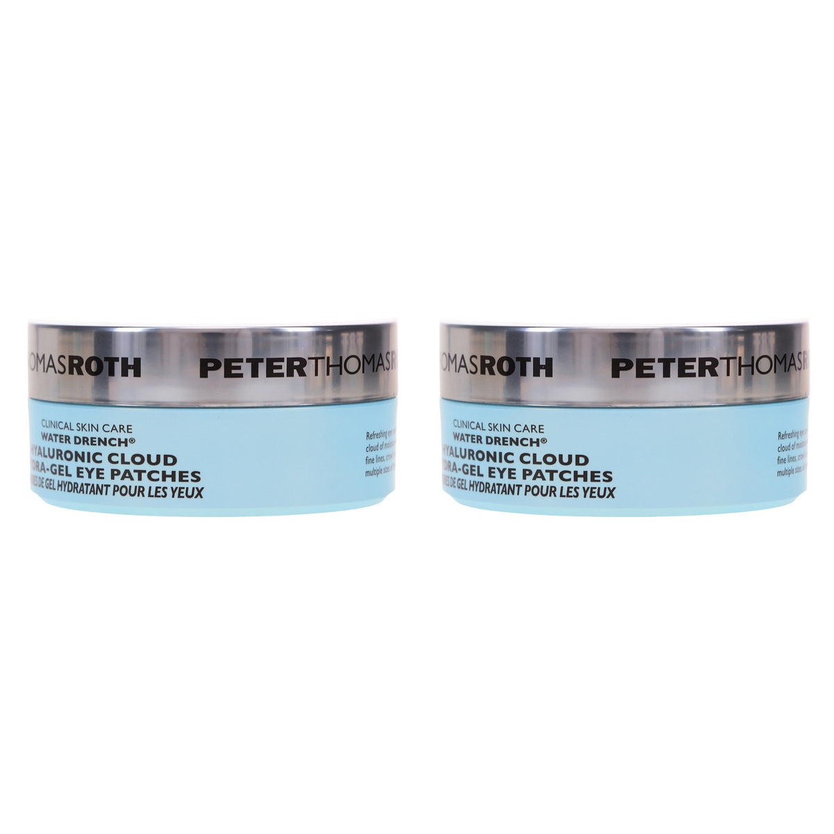 Hydrating Eye Patches with Hyaluronic Acid - 30 Pairs, Pack of 2