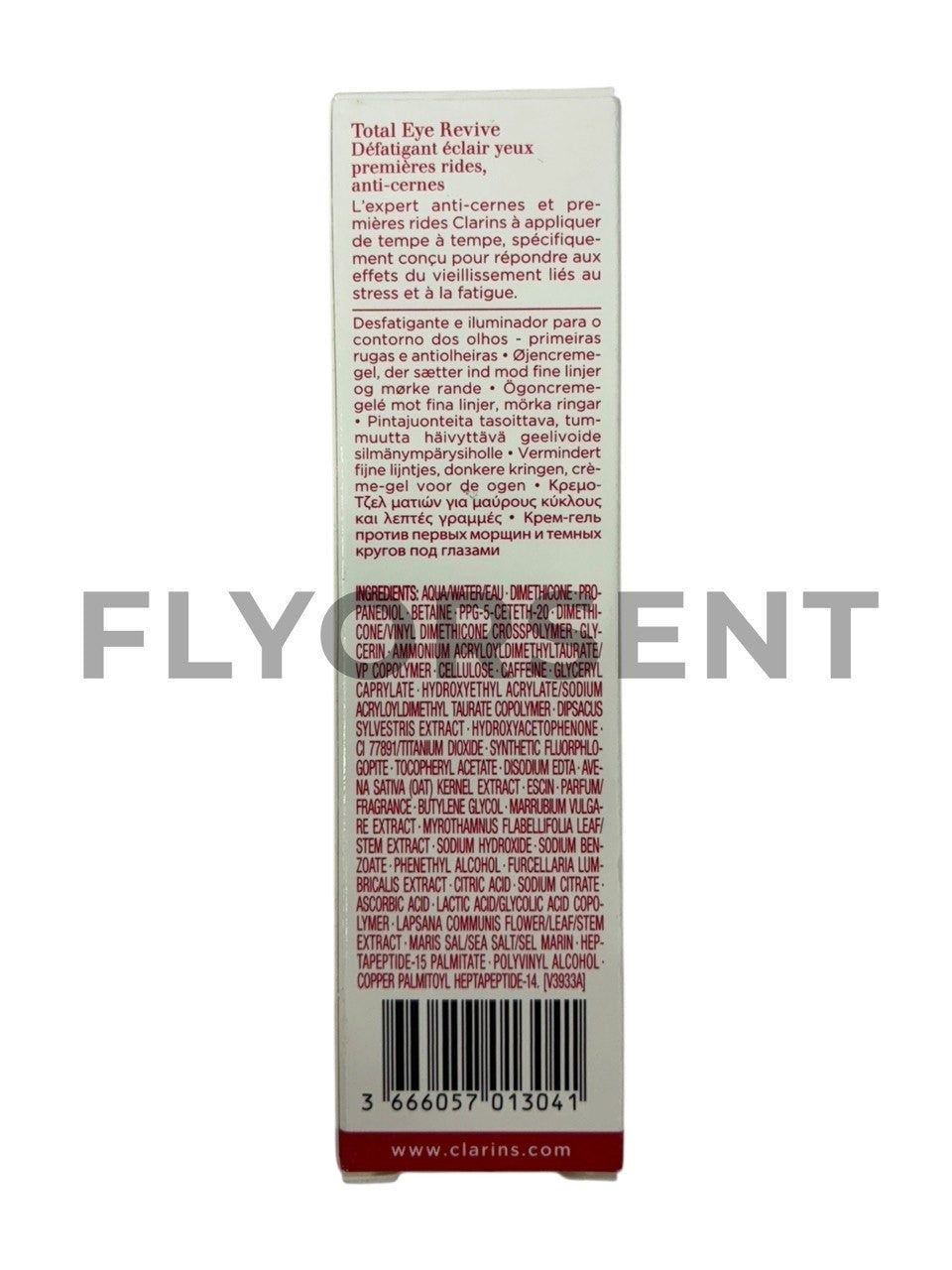 Clarins Total Eye Revive Cream-Gel for Dark Circles & Fine Lines 7mL