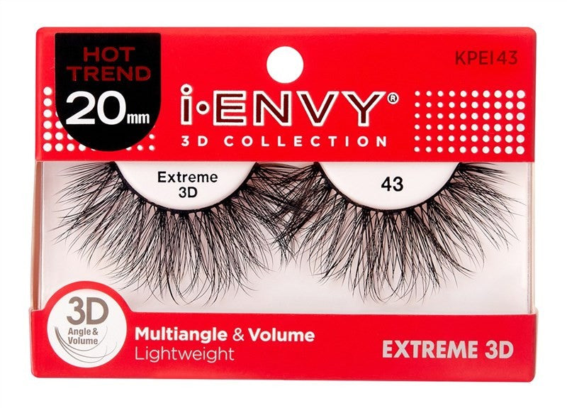 3 Pack False Eyelashes 3D Volume & Multi-Angle Style 20mm