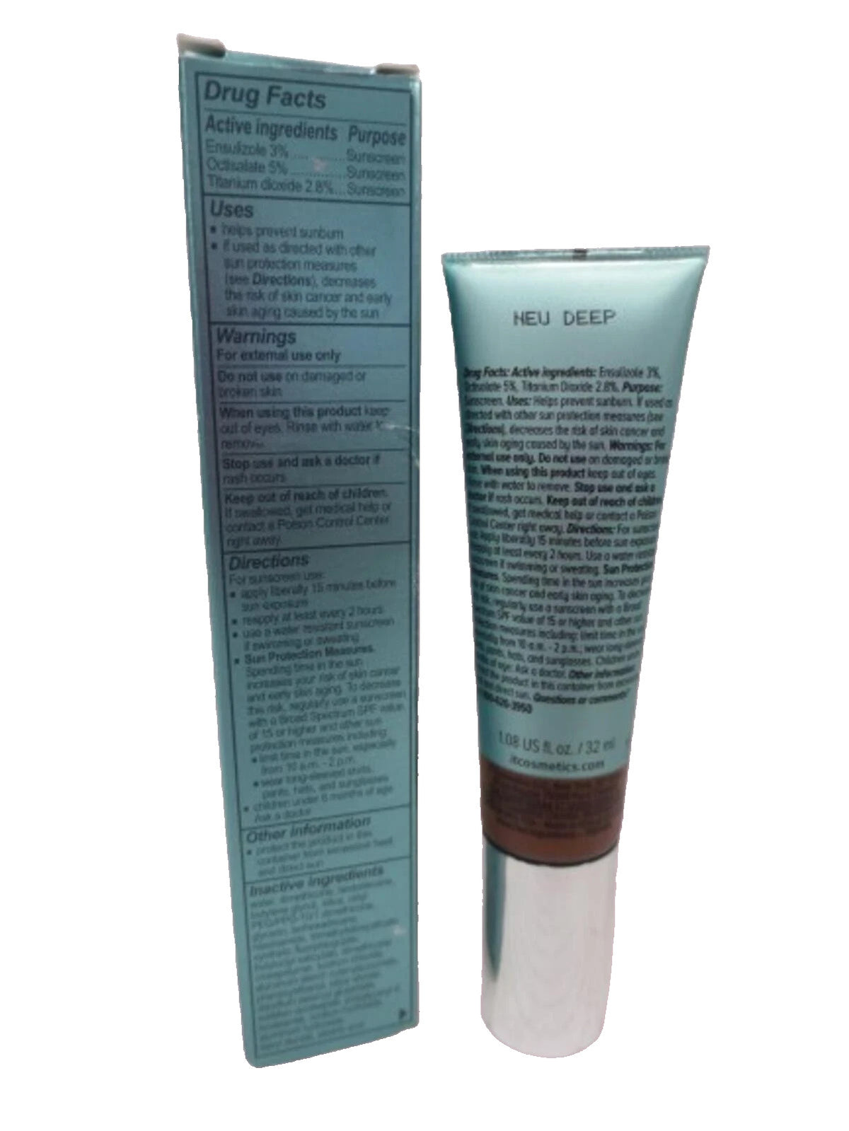 IT Cosmetics CC+ Natural Matte Color Correcting SPF40 Neutral Deep 1.08 oz